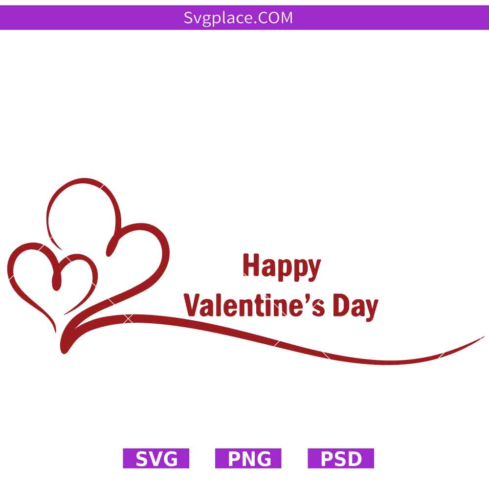 SVG Template-01 Happy Valentine’s Day svg,