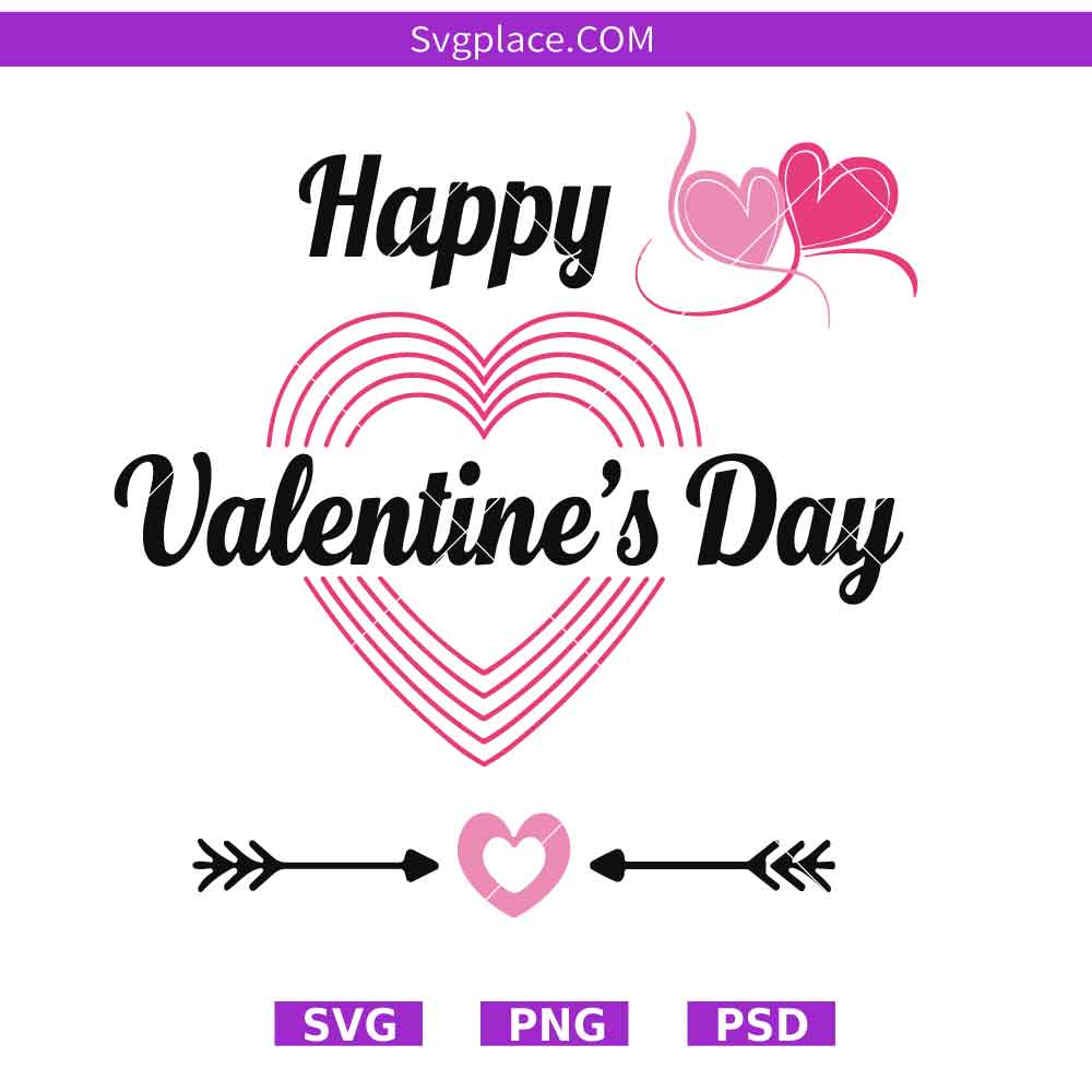 SVG Template-01 Happy Valentine’s Day svg