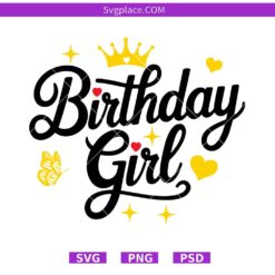 Birthday Girl SVG