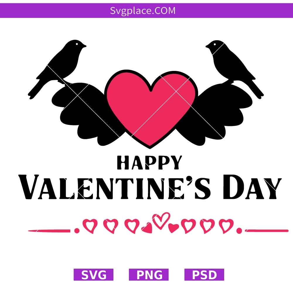 SVG Template-01 Happy Valentine’s Day svg,