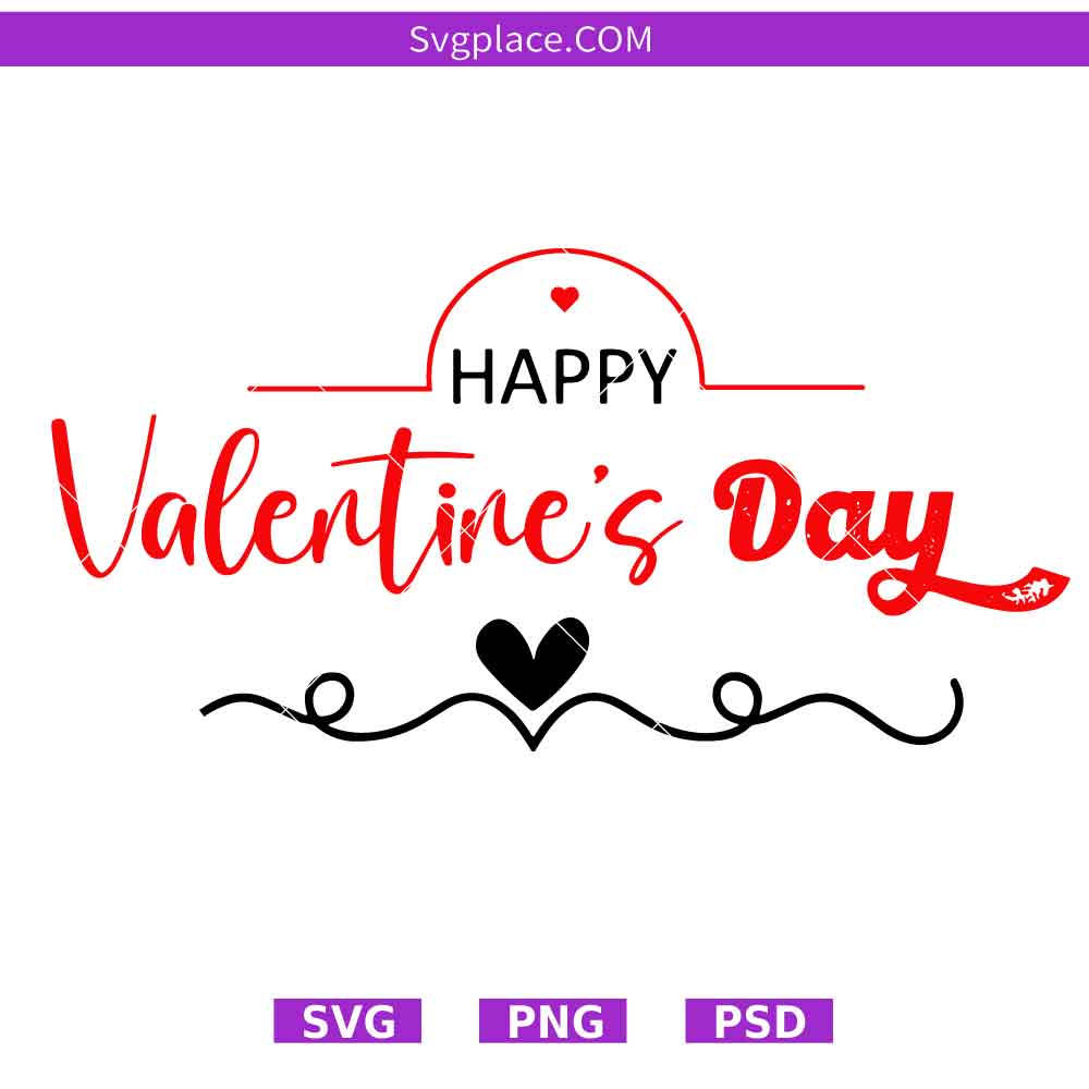 SVG Template-01 Happy Valentine’s Day svg