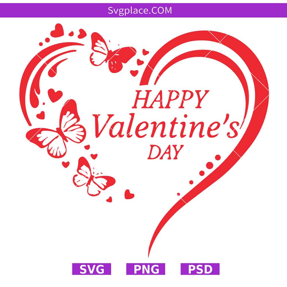 SVG Template-01 Happy Valentine’s Day svg,