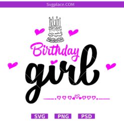 Birthday Girl SVG