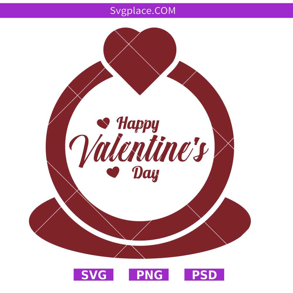 SVG Template-01 Happy Valentine’s Day svg
