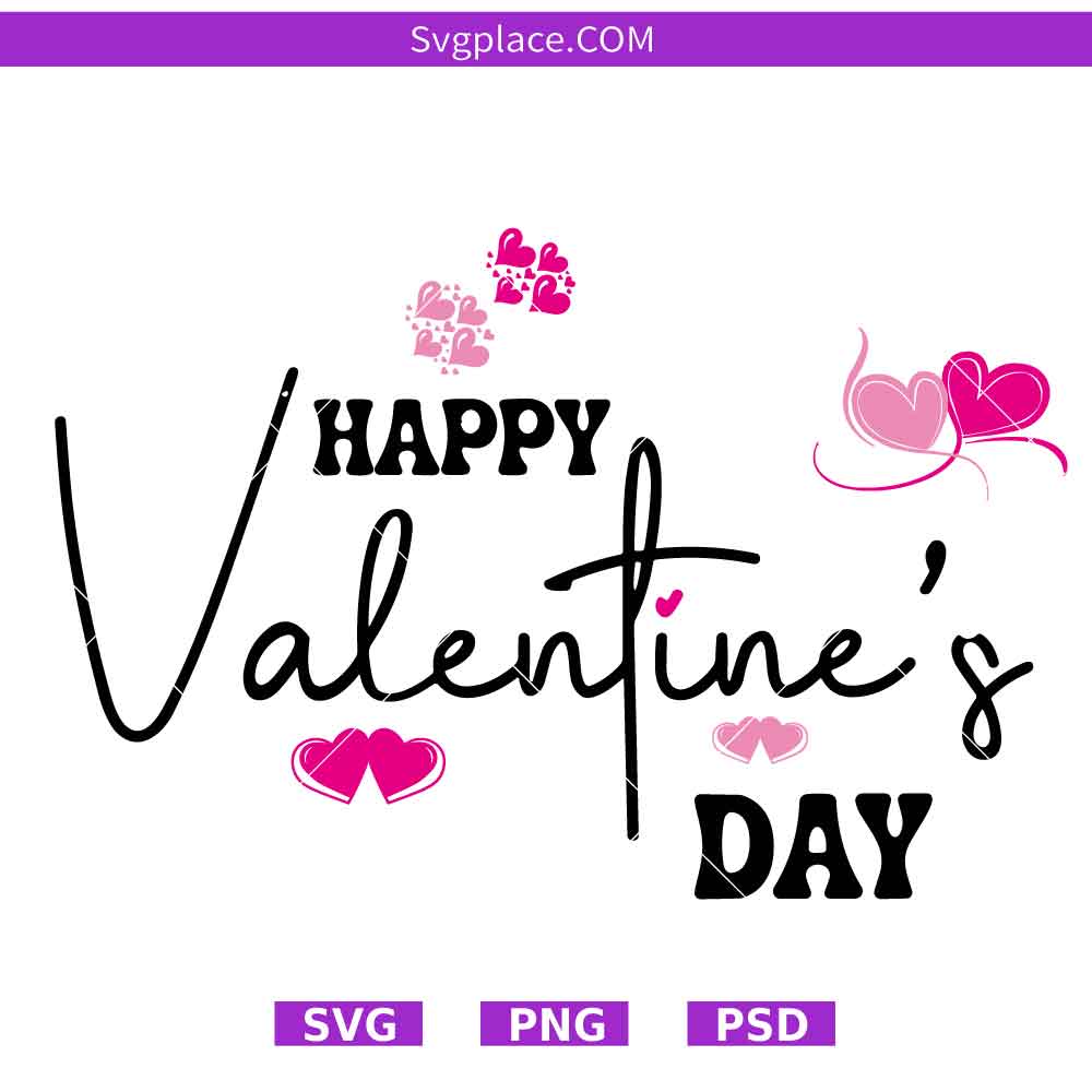 SVG Template-01 Happy Valentine’s Day svg,