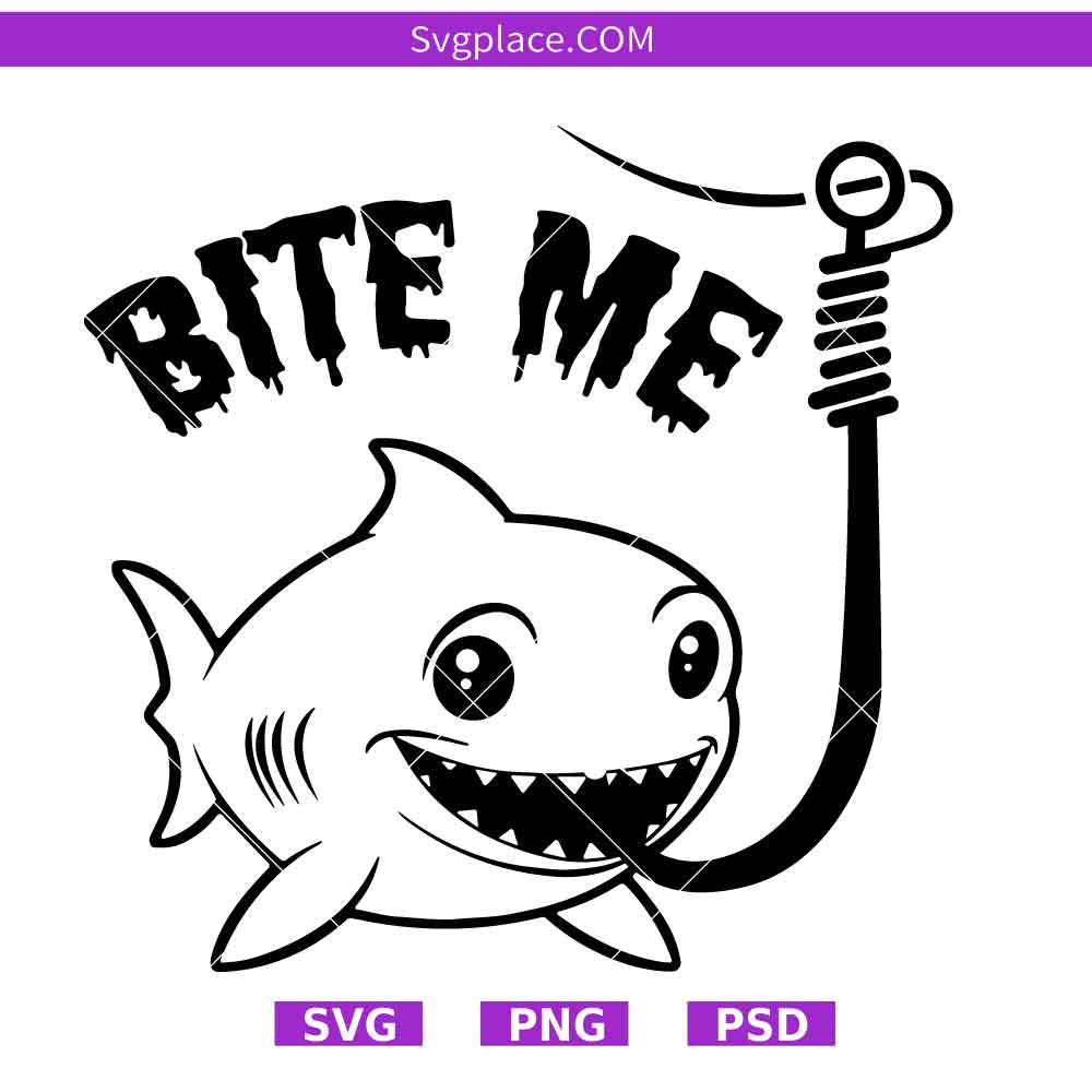 SVG Template-01 Bite Me Svg,
