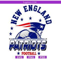 New England patriots Football svg