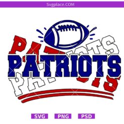 Patriots Football SVG, patriots svg, football svg