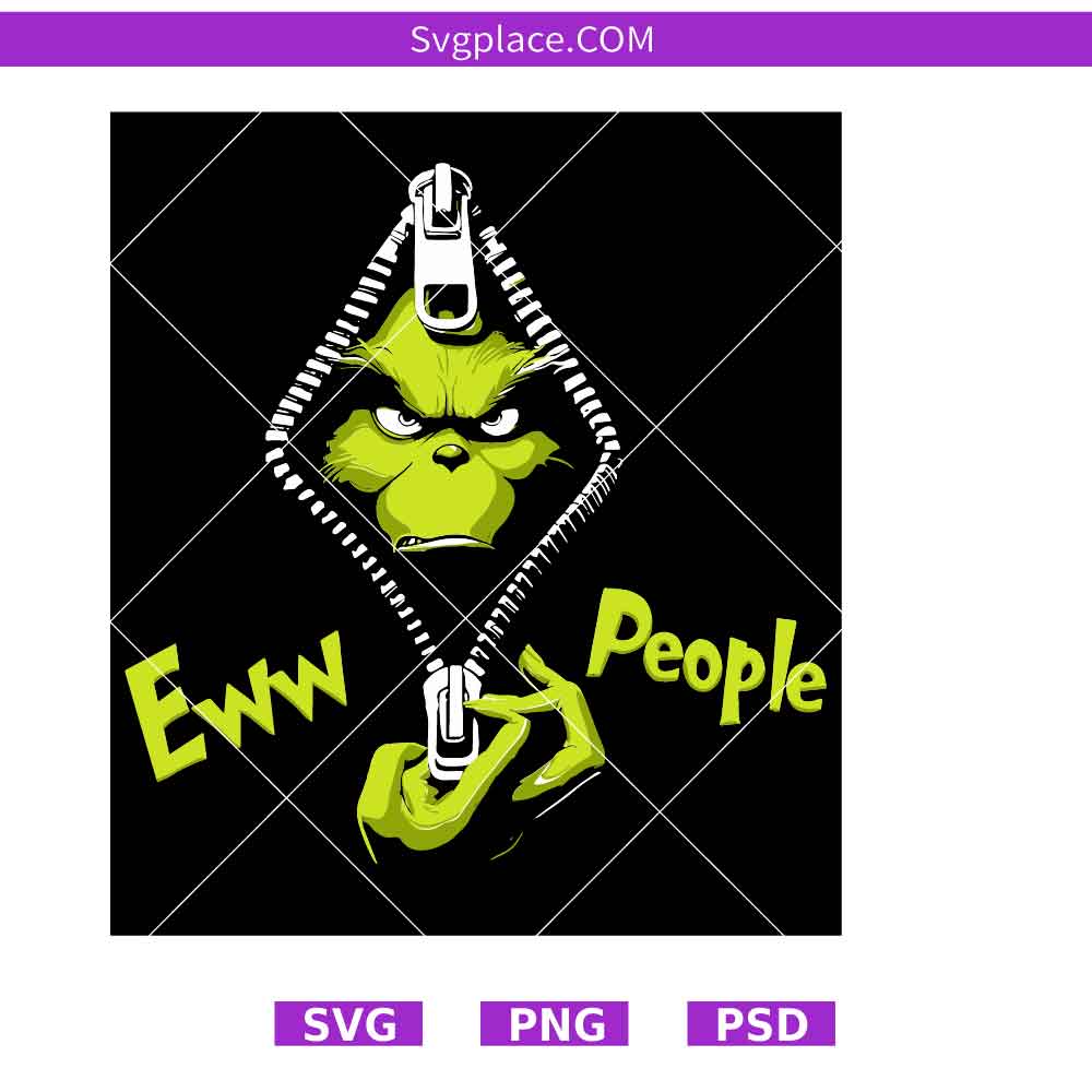 SVG Template-01 Grinch SVG