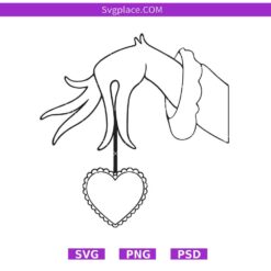 Grinch Hand Silhouette SVG,