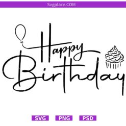 Happy Birthday svg