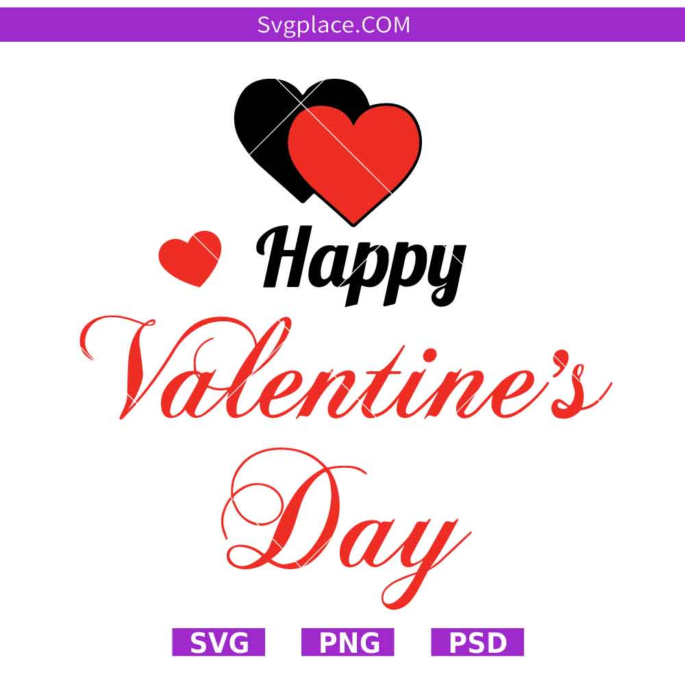 happy valentines day 2-01 Happy Valentine's Day SVG