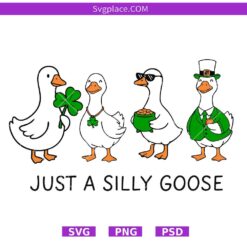 Just a lucky goose PNG SVG,
