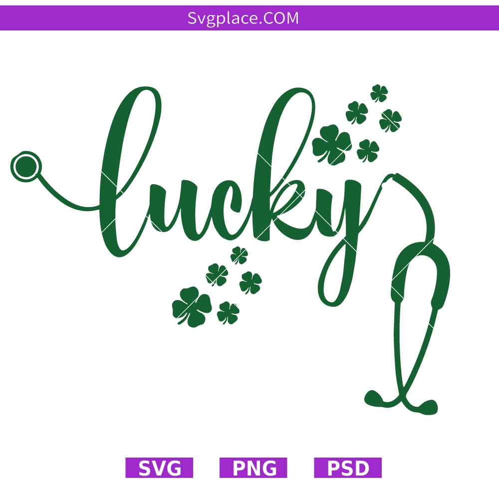 SVG Template-01 Lucky Nurse SVG Png,