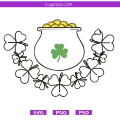 Pot Of Gold Svg,