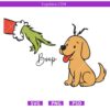 Grinch Boop Reindeer Dog SVG,