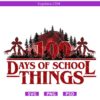 100 Days of School Things svg PNG