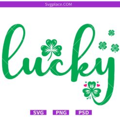 Lucky Shamrock SVG,