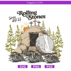 Rolling Stones Since AD 33 Christian SVG