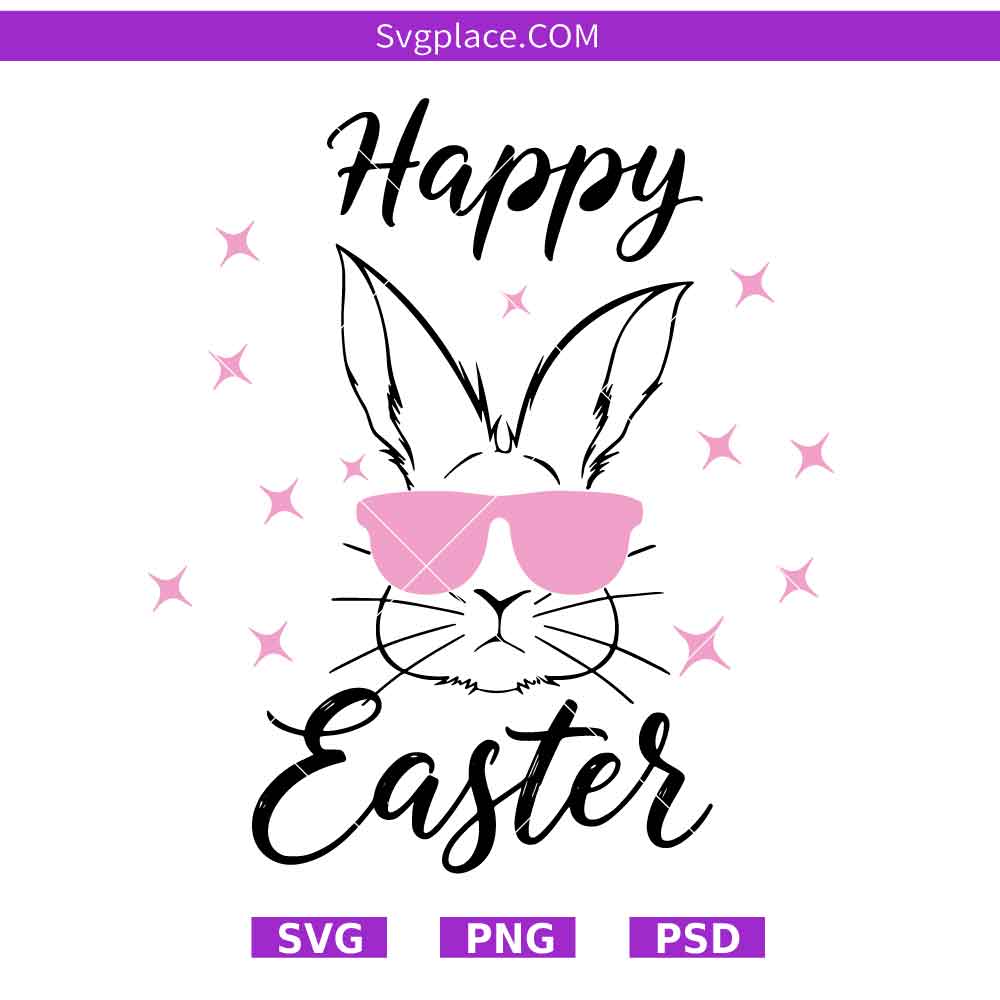 SVG Template-01 Happy Easter SVG