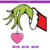 Grinch hand svg
